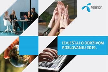 Telenor objavio izvještaj o održivom poslovanju Telenor objavio izvještaj o održivom poslovanju