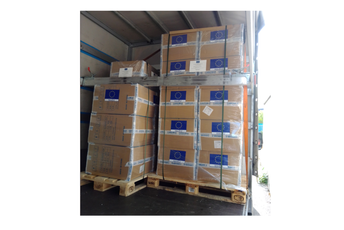 Novi paket pomoći, stiglo 17.000 zaštitnih maski Novi paket pomoći, stiglo 17.000 zaštitnih maski