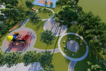 Počeli radovi na izgradnji dječijeg igrališta iza zgrade "Simpo" Počeli radovi na izgradnji dječijeg igrališta iza zgrade "Simpo"