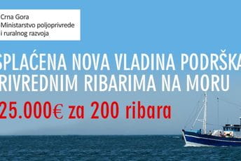 Nova Vladina podrška ribarima od 225.000€ Nova Vladina podrška ribarima od 225.000€