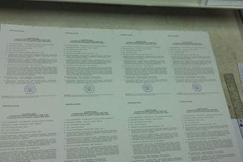 Počelo štampanje glasačkih listića Počelo štampanje glasačkih listića