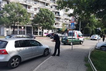 Udes u Podgorici, učestvovalo vozilo Doma zdravlja Udes u Podgorici, učestvovalo vozilo Doma zdravlja