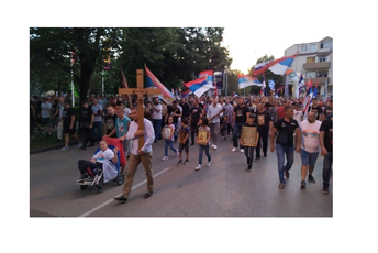 Protestna litija i večeras u Nikšiću, među okupljenima i Daka Davidović Protestna litija i večeras u Nikšiću, među okupljenima i Daka Davidović