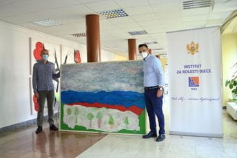Slika “Paviljoni za plava brda” na dar Institutu za bolesti djece