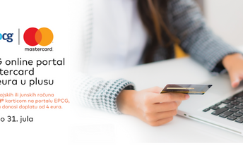 Skoro 9.000 potrošača u julu račun platilo Mastercard karticom putem EPCG portala Skoro 9.000 potrošača u julu račun platilo Mastercard karticom putem EPCG portala