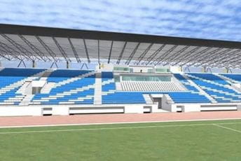 Počela montaža čelične konstrukcije krova na novoj tribini stadiona Sutjeske Počela montaža čelične konstrukcije krova na novoj tribini stadiona Sutjeske