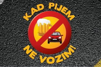 Počela kampanja Kad pijem ne vozim Počela kampanja Kad pijem ne vozim