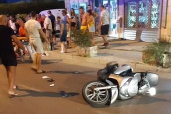 Udes u Budvi, povrijeđen motociklista Udes u Budvi, povrijeđen motociklista