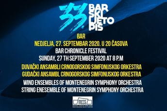 Koncert simfonijskog orkestra u okviru Barskog ljetopisa Koncert simfonijskog orkestra u okviru Barskog ljetopisa