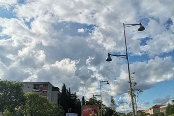 Danas oblačno sa mjestimičnim padavinama Danas oblačno sa mjestimičnim padavinama