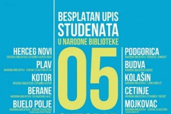 Nacionalni dan podizanja svijesti o bibliotekama: U ponedjeljak besplatno učlanjenje za sve studente Nacionalni dan podizanja svijesti o bibliotekama: U ponedjeljak besplatno učlanjenje za sve studente