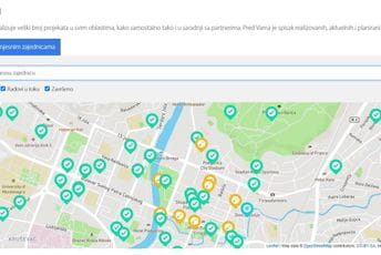 Projekti glavnog grada dostupni na interaktivnoj mapi Projekti glavnog grada dostupni na interaktivnoj mapi