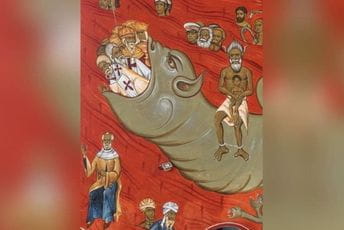 Ko se boji Turčina još? Scena pakla na freski u Hramu Hristovog Vaskrsenja u Podgorici