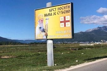 Bilbord podrške Amfilohiju osvanuo i u Tivtu Bilbord podrške Amfilohiju osvanuo i u Tivtu