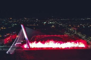 VIDEO: Bakljada na Milenijumu uoči utakmice Pod Goricom VIDEO: Bakljada na Milenijumu uoči utakmice Pod Goricom