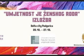 Izložba "Umjetnost je ženskog roda" od danas do 27. oktobra u holu Delte Izložba "Umjetnost je ženskog roda" od danas do 27. oktobra u holu Delte