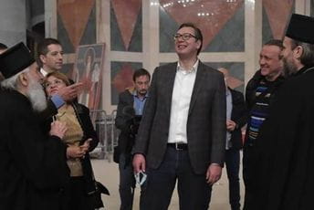 Vučić obišao završne radove na Hramu: Biće nova Aja Sofija Vučić u posjeti Hramu Svetog Save