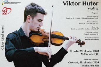Solistički koncert violiniste Viktora Hutera Viktor Huter