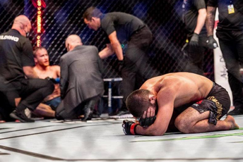 Scena koja nikog ne ostavlja ravnodušnim: Gejdži tješio uplakanog Nurmagomedova Scena koja nikog ne ostavlja ravnodušnim: Gejdži tješio uplakanog Nurmagomedova