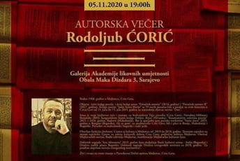 Književno veče Rodoljuba Ćorića u Sarajevu Književno veče Rodoljuba Ćorića u Sarajevu