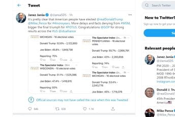 Janša već čestitao Trampu Janša već čestitao Trampu