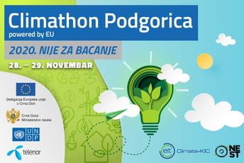 “2020. nije za bacanje”: Prijavi se za Climathon Podgorica “2020. nije za bacanje”: Prijavi se za Climathon Podgorica