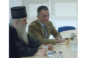 Pravni savjetnik SPC novi ministar pravde Leposavić sa Amfilohijem