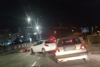 Podgorica: Povrijeđen motociklista Podgorica: Povrijeđen motociklista