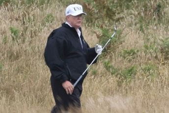 Tramp rezultate saznao na golf terenu pa pošao u Bijelu kuću Tramp rezultate saznao na golf terenu pa pošao u Bijelu kuću