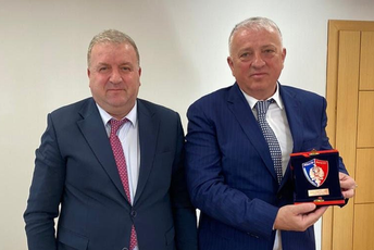 Lazović u radnoj posjeti u Skadru: Odlična saradnja crnogorske i albanske policije Vocaj i Lazović