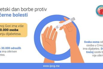 U Crnoj Gori ima više od 50.000 osoba u stanju dijabetesa U Crnoj Gori ima više od 50.000 osoba u stanju dijabetesa