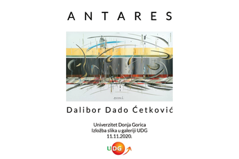 ANTARES Dalibora Dada Ćetkovića na UDG ANTARES Dalibora Dada Ćetkovića na UDG