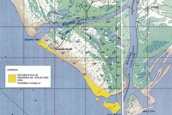 More odnijelo pijesak jednak površini 60 fudbalskih terena More odnijelo pijesak jednak površini 60 fudbalskih terena