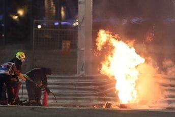 Grožanov bolid se prepolovio i zapalio, prekinuta trka (VIDEO) Grožanov bolid se prepolovio i zapalio, prekinuta trka (VIDEO)