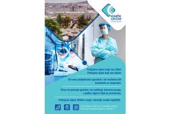 Kampanja Kliničkog centra Crne Gore – zajedno u borbi protiv Covid 19 Kampanja Kliničkog centra Crne Gore – zajedno u borbi protiv Covid 19