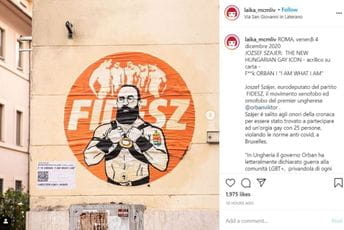 Mađarski desničar uhvaćen u gej orgijama dobio mural u Rimu Mađarski desničar uhvaćen u gej orgijama dobio mural u Rimu