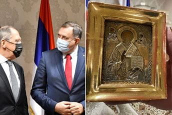 Dodik na saslušanju u Tužilaštvu BiH zbog ikone iz Luganska