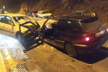 Saobraćajna nezgoda kod Bijelog Polja: Povrijeđene četiri osobe Vozila koja su učestvovala u udesu