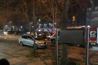 Sudar više vozila u Podgorici, tri osobe povrijeđene