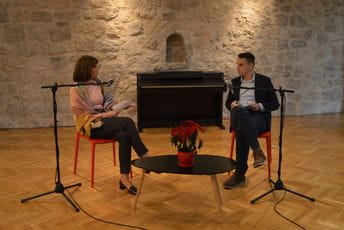 Predstavljena knjiga pjesama Luke Boljevića "Meso jezika" Predstavljena knjiga pjesama Luke Boljevića "Meso jezika"