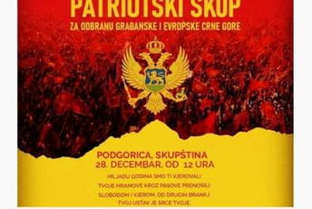 Śutra u podne ispred Skupštine, Podgorica te čeka, nemaš izgovor! Śutra u podne ispred Skupštine, Podgorica te čeka, nemaš izgovor!