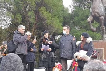 Borilović: Okupili smo se da bi digli glas protiv okupacije Borilović: Okupili smo se da bi digli glas protiv okupacije