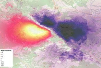 Objavljeni satelitski snimci zemljotresa u Hrvatskoj Objavljeni satelitski snimci zemljotresa u Hrvatskoj