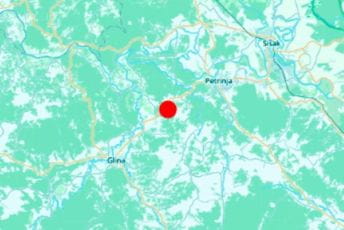Novi potres kod Petrinje Novi potres kod Petrinje