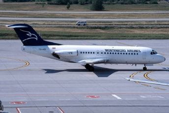 Air Montenegro iznajmio "foker" iz Hrvatske iako ga ima i Montenegro Airlines