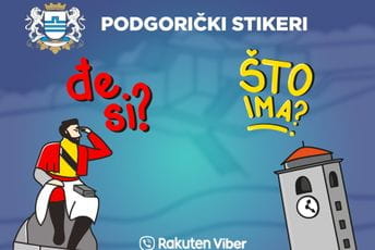 Podgoričke stikere preuzelo više od 20.000 Viber korisnika Podgoričke stikere preuzelo više od 20.000 Viber korisnika