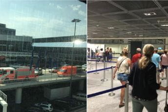 Aerodrom Frankfurt evakuisan: Dvije osobe uhapšene, za trećom potraga Aerodrom Frankfurt evakuisan: Dvije osobe uhapšene, za trećom potraga