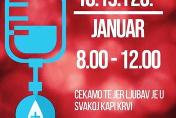 Zavod za transfuziju pokrenuo kampanju Ljubav je u svakoj kapi krvi Zavod za transfuziju pokrenuo kampanju Ljubav je u svakoj kapi krvi