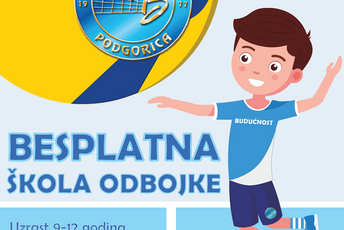 Kreće besplatna škola odbojke OK Budućnost volley Kreće besplatna škola odbojke OK Budućnost volley