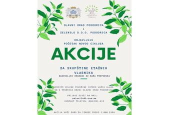 Počinje novi ciklus akcije uređenja zelenih površina za Skupštine etažnih vlasnika